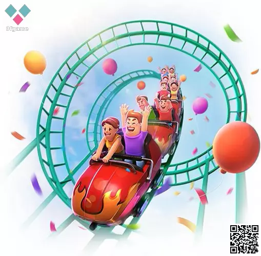 Imagem ampla de Wild Coaster com tema de montanha-russa no 9fgameofficial.com